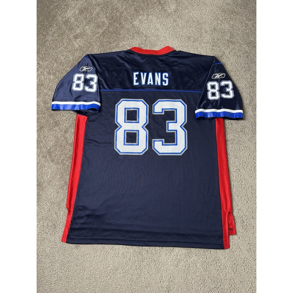 Vintage Mens Jersey NFL #83 Lee Evans Buffalo Bills Football Streetwear, Size XL